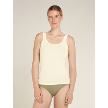 Icebreaker Unterwäsche Tank Top Siren - Merinowolle - undyed weiss Damen