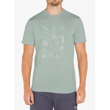 Icebreaker Funktions-Tshirt Merino 150 Tech Lite Tee Camp Essentials (Merinowolle) mossgrün Herren