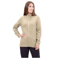 JAKO Freizeitjacke Pro Casual (elastisches Material, Seitentaschen) beige Damen