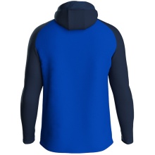 JAKO Kapuzenjacke Iconic (Polyester-Fleece, Seitentaschen mit Reißverschluss) royalblau/marineblau Kinder