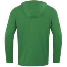 JAKO Kapuzenjacke Power (Polyester-Fleece, Seitentaschen mit Reißverschluss) grün Herren