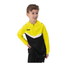 JAKO Langarmshirt Ziptop Iconic (angenehmer Tragekomfort) schwarz/gelb Kinder