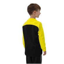 JAKO Langarmshirt Ziptop Iconic (angenehmer Tragekomfort) schwarz/gelb Kinder