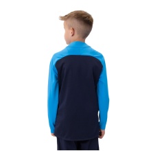 JAKO Langarmshirt Ziptop Iconic (angenehmer Tragekomfort) marineblau/hellblau/gelb Kinder