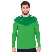 JAKO Sport-Langarmshirt Sweat Champ 2.0 (100% Polyester) grün Herren