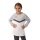 JAKO Sport-Langarmshirt Sweat Iconic (Polyester-Stretch-Fleece) weiss/grau/anthrazitgrau Kinder