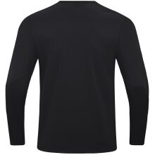 JAKO Sport-Langarmshirt Sweat Power (rec. Polyester, hohe Bewegungsfreiheit) schwarz Kinder