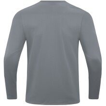 JAKO Sport-Langarmshirt Sweat Power (rec. Polyester, hohe Bewegungsfreiheit) dunkelgrau Herren