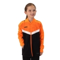 JAKO Polyesterjacke Iconic (100% rec. Polyester) schwarz/neonorange Kinder