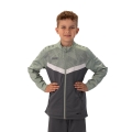 JAKO Polyesterjacke Iconic (100% rec. Polyester) anthrazitgrau/mintgrün Kinder