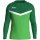 JAKO Sport-Langarmshirt Sweat Iconic (Polyester-Stretch-Fleece) grün/dunkelgrün Kinder