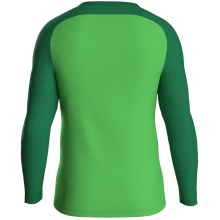 JAKO Sport-Langarmshirt Sweat Iconic (Polyester-Stretch-Fleece) grün/dunkelgrün Kinder