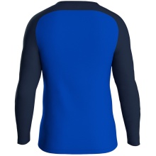 JAKO Sport-Langarmshirt Sweat Iconic (Polyester-Stretch-Fleece) royalblau/marineblau Kinder