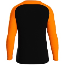 JAKO Sport-Langarmshirt Sweat Iconic (Polyester-Stretch-Fleece) schwarz/naonorange Kinder