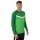JAKO Sport-Langarmshirt Sweat Iconic (Polyester-Stretch-Fleece) grün/dunkelgrün Herren