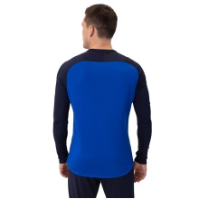 JAKO Sport-Langarmshirt Sweat Iconic (Polyester-Stretch-Fleece) royalblau/marineblau Herren