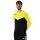 JAKO Sport-Langarmshirt Sweat Iconic (Polyester-Stretch-Fleece) schwarz/gelb Herren