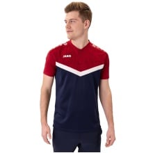 JAKO Sport-Polo Iconic (Polyester-Micro-Mesh) marineblau/rot Herren