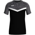 JAKO Sport-Tshirt Iconic (Polyester-Micro-Mesh) schwarz/anthrazitgrau Kinder