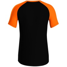 JAKO Sport-Tshirt Iconic (Polyester-Micro-Mesh) schwarz/neonorange Kinder