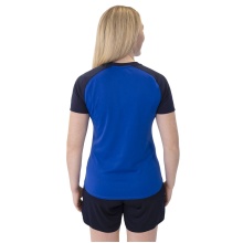 JAKO Sport-Tshirt Iconic (Polyester-Micro-Mesh) royalblau/marineblau Damen