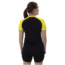 JAKO Sport-Tshirt Iconic (Polyester-Micro-Mesh) schwarz/gelb Damen