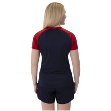 JAKO Sport-Shirt Iconic (Polyester-Micro-Mesh) marineblau/rot Damen