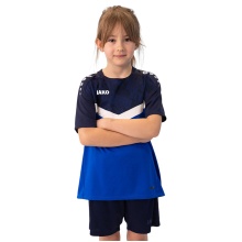 JAKO Sport-Tshirt Iconic (Polyester-Micro-Mesh) royalblau/marineblau Kinder