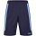 JAKO Sporthose Power (Polyester-Interlock, elastisch, schnelltrocknend) kurz marineblau/skyblau Kinder