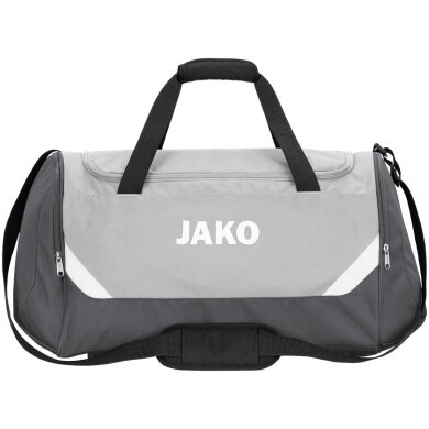 JAKO Sporttasche Iconic (Größe S - 28 Liter) hellgrau/anthrazitgrau - 45x24x26cm