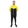 JAKO Trainingsanzug Polyester Iconic (Jacke und Hose, sportiver Schnitt) schwarz/gelb Herren