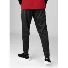 JAKO Trainingshose Pant Allround (Polyester-Terry, hoher Tragekomfort) lang schwarz Herren