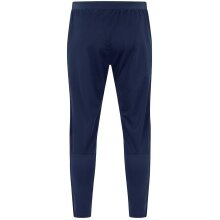 JAKO Trainingshose (Polyesterhose) Power (elastisch, Seitentaschen mit Reißverschluss) lang marineblau Herren