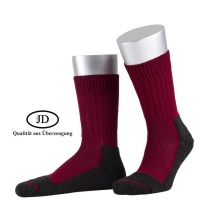 JD Outdoorsocke Wool Strong (Merinowolle) burgund - 1 Paar