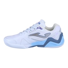 Joma Tennisschuhe Set Lady 2402 Clay/Sandplatz weiss/blau Damen