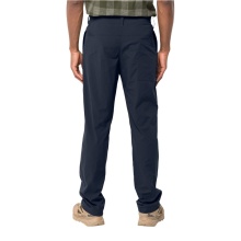 Jack Wolfskin Alltags-Wanderhose Desert Pant (elastisches Material, atmungsaktiv) lang nachtblau Herren