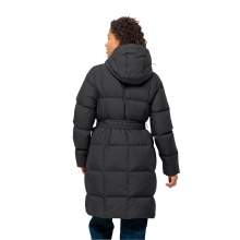 Jack Wolfskin Winter-Daunenmantel Frozen Lake Coat 2023 (winddicht, wasserabweisend, atmungsaktiv) schwarz Damen