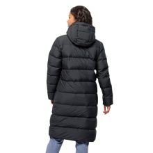 Jack Wolfskin Winter-Daunenmantel Frozen Palace Coat 2024 (winddicht, wasserabweisend) phantomgrau Damen