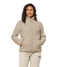 Jack Wolfskin Fleecejacke High Curl (Sherpafleece, warm, atmungsaktiv) beige Damen