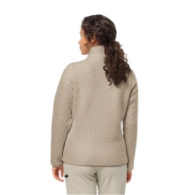 Jack Wolfskin Fleecejacke High Curl (Sherpafleece, warm, atmungsaktiv) beige Damen