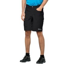 Jack Wolfskin Softshellhose Tourer Shorts (wasserabweisend, windabweisend) kurz schwarz Herren