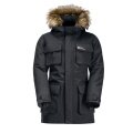 Jack Wolfskin Winterjacke Glacier Peak Parka (wasserdicht, winddicht) phantomgrau Kinder (164-176)