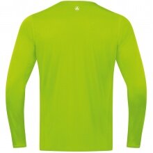 JAKO Sport-Langarmshirt Run 2.0 (100% Polyester, atmungsaktiv) neongrün Herren