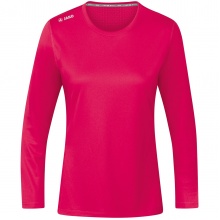 JAKO Sport-Langarmshirt Run 2.0 (100% Polyester, atmungsaktiv) pink Damen