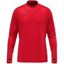 JAKO Langarmshirt Ziptop Light Flow (Keep Dry, maximale Bewegungsfreiheit) rot Kinder