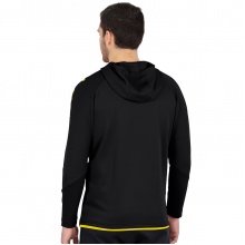 JAKO Trainingsanzug Challenge mit Kapuze (Jacke und Hose) schwarz/gelb Herren