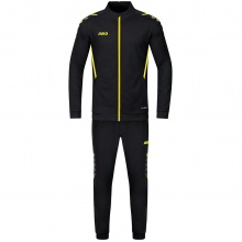 JAKO Trainingsanzug Polyester Challenge (Jacke und Hose) schwarz/gelb Jungen