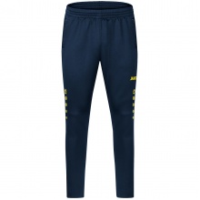 JAKO Trainingshose Pant Challenge (Double-Stretch-Knit, atmungsaktiv, hoher Tragekomfort) lang dunkelblau/gelb Kinder