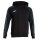 Joma Kapuzenjacke Elite XI Full-Zip (Fleece-Futter) schwarz/anthrazitgrau Herren