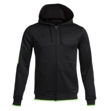 Joma Kapuzenjacke Olimpiada Full-Zip (Fleece-Futter) schwarz/grün Herren